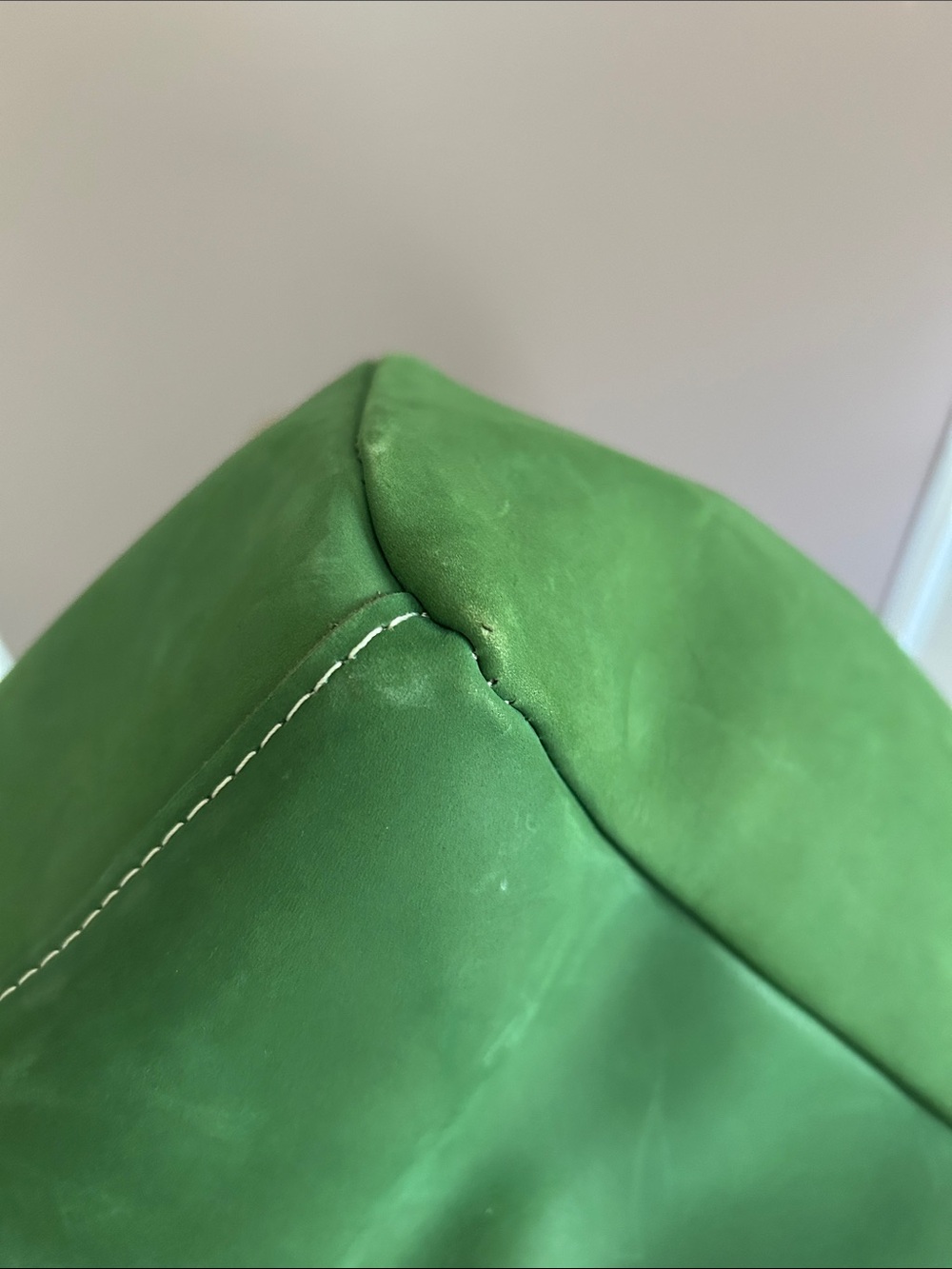 Portland Leather Goods Butterfly Bucket Bag Succulent Green - Picture 10 of 13